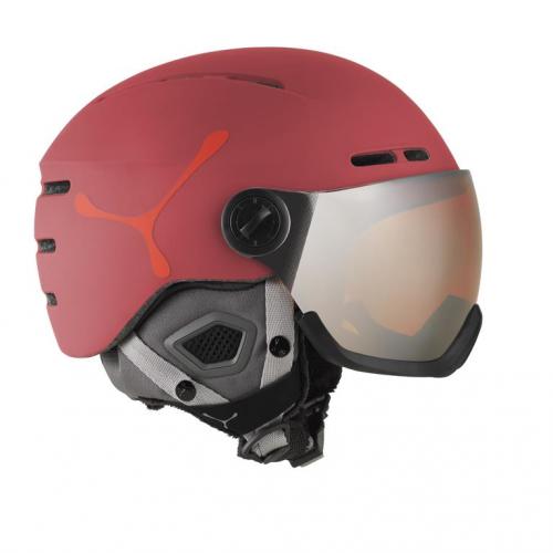 Cebe Fireball Adult/Teenage Visor Ski Helmet - 2 Visors - Cat 1 and 3