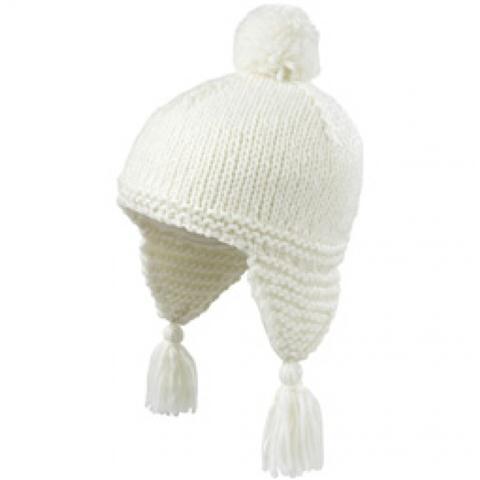 Manbi Fluffy Knit Salsa Childrens Hat