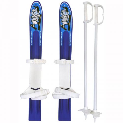 Manbi Childrens Plastic Ski and Pole Set - for ski training and fun