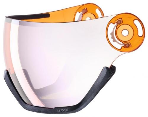 Uvex Hlmt 400 Visor Replacement Lens - ess lgl/ ltm silver